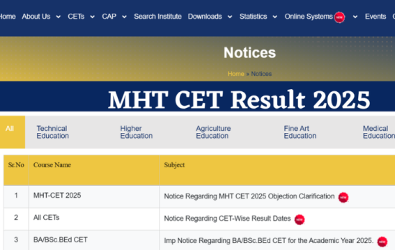 MHT CET 2025 Result to Be Declared on June 16, Counselling to Follow